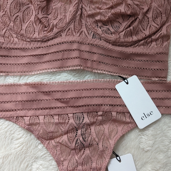 Else Lingerie Belize Longline Bra + Thong - Picture 8 of 8